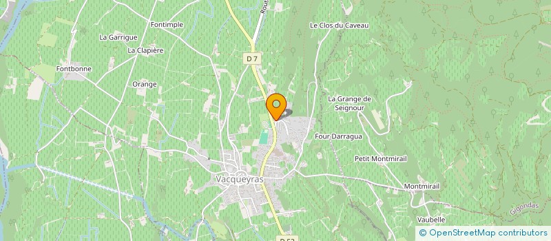 localisation de l'entreprise MONSIEUR STEPHAN MANGANELLI  VACQUEYRAS
