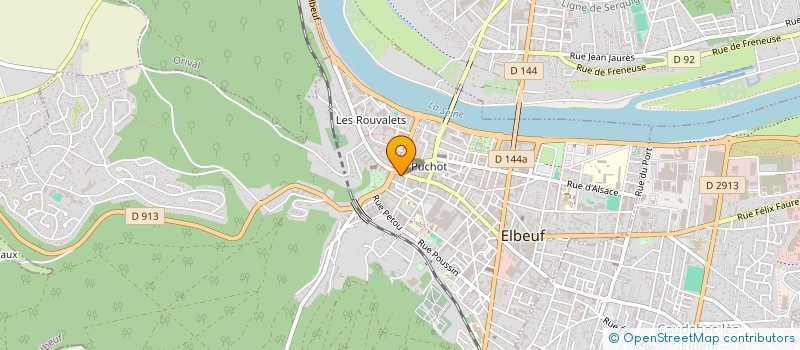 localisation de l'entreprise MONSIEUR STEPHAN MASSOUTIER  ELBEUF