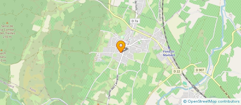 localisation de l'entreprise MONSIEUR STEPHAN MAURICE  FONS