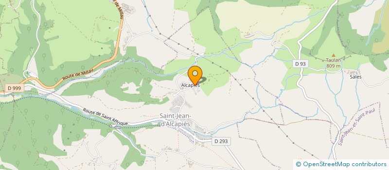 localisation de l'entreprise MONSIEUR STEPHAN MEDARD  SAINT-JEAN-D'ALCAPIES