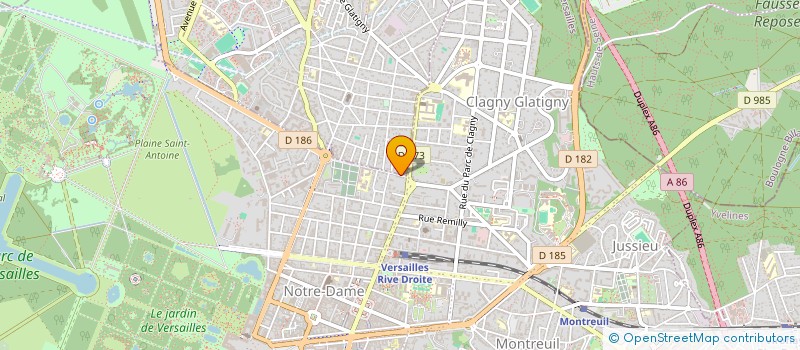localisation de l'entreprise MONSIEUR STEPHAN MENA à VERSAILLES