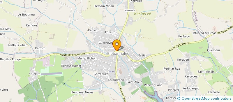 localisation de l'entreprise MONSIEUR STEPHAN OUTREBON  PLOBANNALEC-LESCONIL