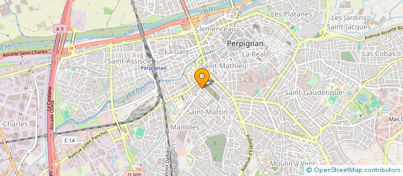 localisation de l'entreprise MONSIEUR STEPHAN OZEREE  PERPIGNAN