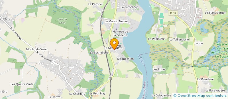 localisation de l'entreprise MONSIEUR STEPHAN PAYRAUDEAU à SUCE-SUR-ERDRE