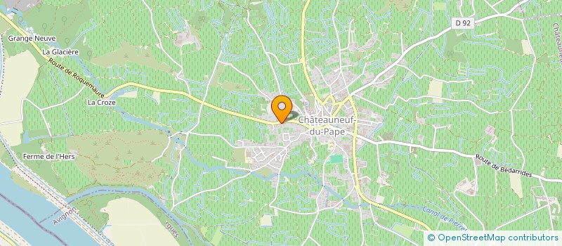 localisation de l'entreprise MONSIEUR STEPHAN PELLIER à CHATEAUNEUF-DU-PAPE