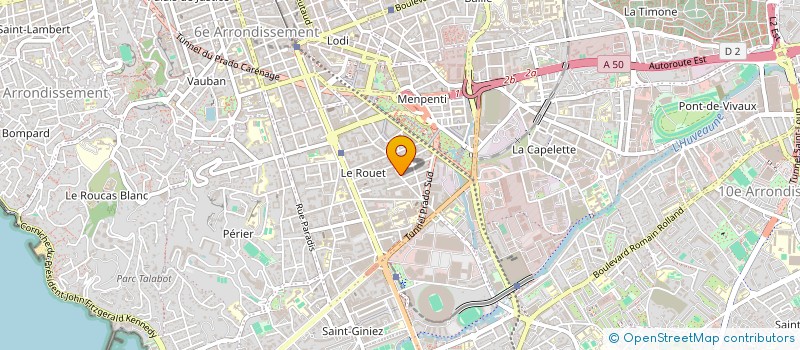 localisation de l'entreprise MONSIEUR STEPHAN PEREA  MARSEILLE