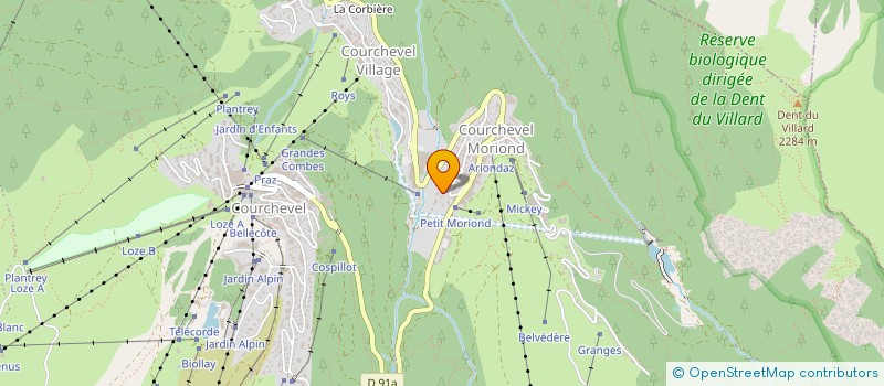 localisation de l'entreprise MONSIEUR STEPHAN RADOVIC à COURCHEVEL