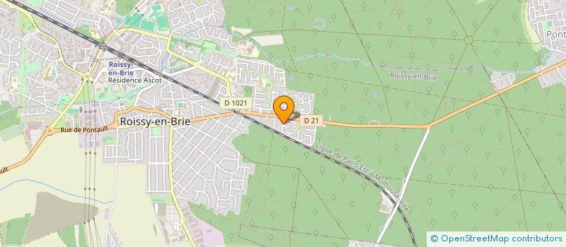 localisation de l'entreprise MONSIEUR STEPHAN RAVENDRAN PETER ALOYSIOUS  ROISSY-EN-BRIE