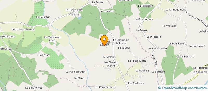 localisation de l'entreprise MONSIEUR STEPHAN REBOURS à TELLIERES-LE-PLESSIS