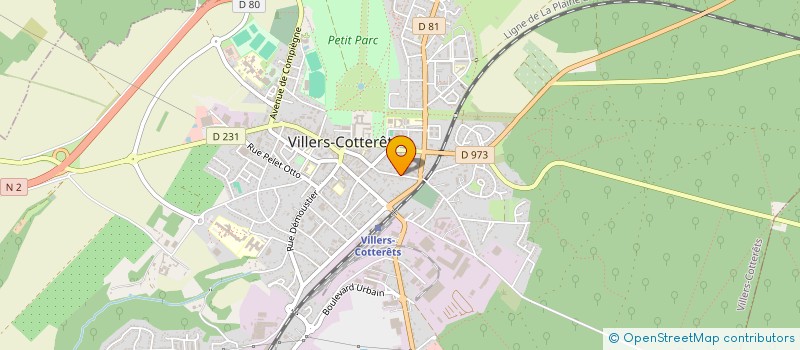 localisation de l'entreprise MONSIEUR STEPHAN RENE LEFEBVRE à VILLERS-COTTERETS