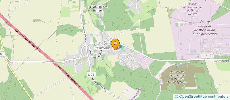 localisation de l'entreprise MONSIEUR STEPHAN RIBAUT  LA CHAPELLE-LONGUEVILLE