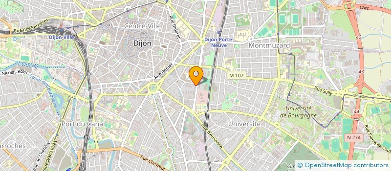 localisation de l'entreprise MONSIEUR STEPHAN ROBERT à DIJON