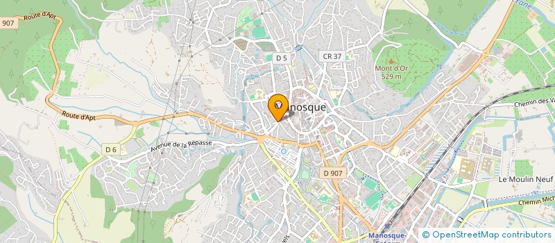 localisation de l'entreprise MONSIEUR STEPHAN ROZZI à MANOSQUE