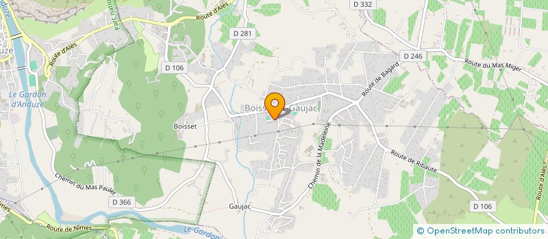 localisation de l'entreprise MONSIEUR STEPHAN SAHANOUN  BOISSET-ET-GAUJAC