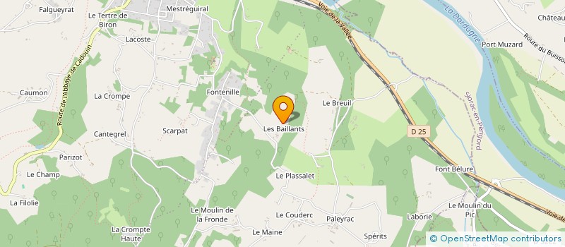 localisation de l'entreprise MONSIEUR STEPHAN SARNIN  LE BUISSON-DE-CADOUIN