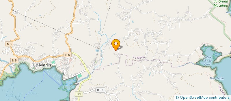 localisation de l'entreprise MONSIEUR STEPHAN SERMET  LE MARIN