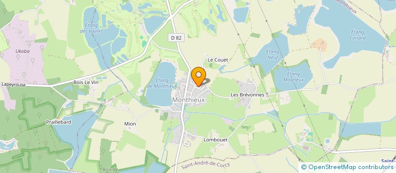 localisation de l'entreprise MONSIEUR STEPHAN SPINOSA  MONTHIEUX