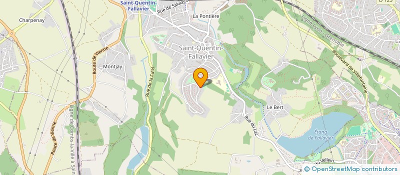 localisation de l'entreprise MONSIEUR STEPHAN TOPIN  SAINT-QUENTIN-FALLAVIER