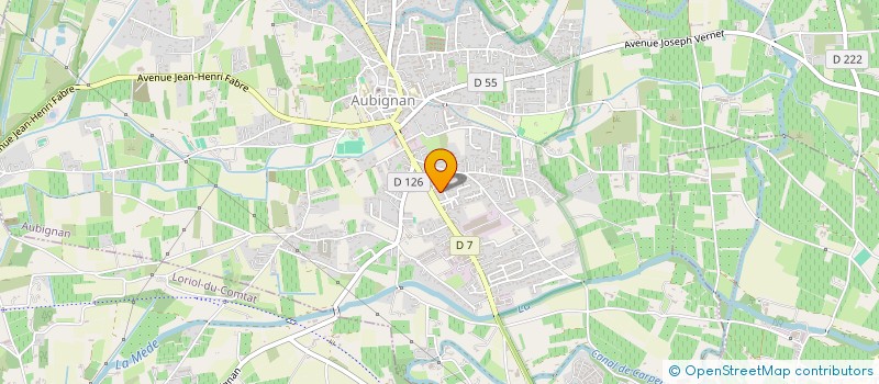 localisation de l'entreprise MONSIEUR STEPHAN TOUTAIN  AUBIGNAN