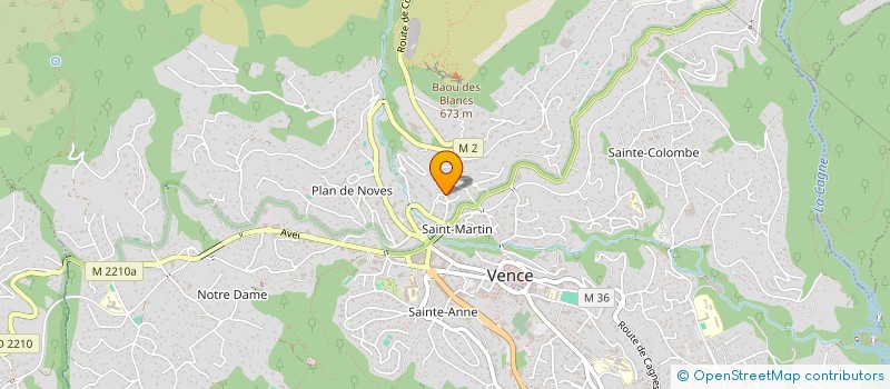 localisation de l'entreprise MONSIEUR STEPHAN VACHER  VENCE