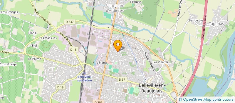 localisation de l'entreprise MONSIEUR STEPHAN VAGANAY à BELLEVILLE-EN-BEAUJOLAIS
