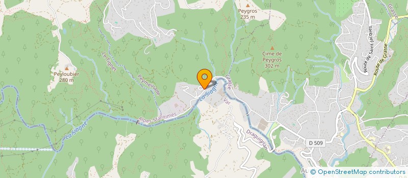 localisation de l'entreprise MONSIEUR STEPHAN VERMEULEN  PEYMEINADE