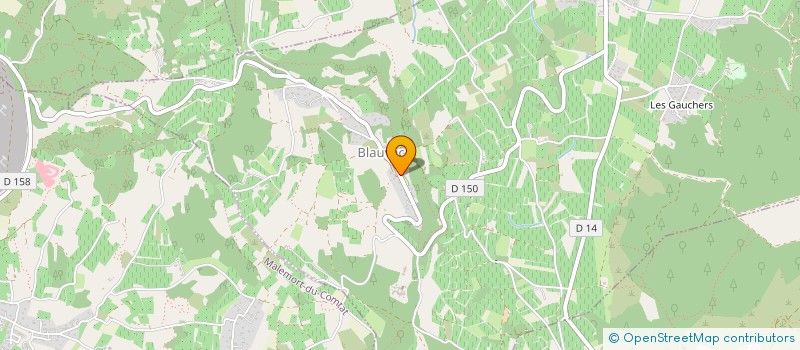 localisation de l'entreprise MONSIEUR STEPHAN VIRET  BLAUVAC