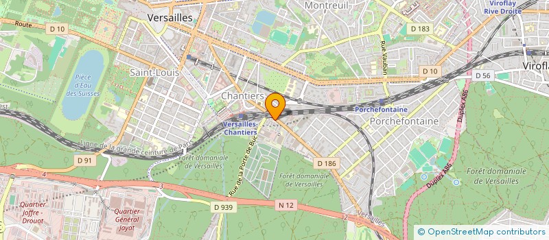 localisation de l'entreprise MONSIEUR STEPHAN YVELIN à VERSAILLES