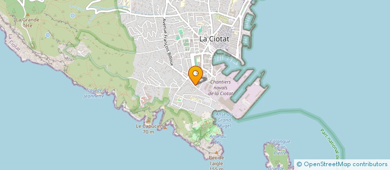 localisation de l'entreprise MONSIEUR STEPHANE ACCARDO à LA CIOTAT