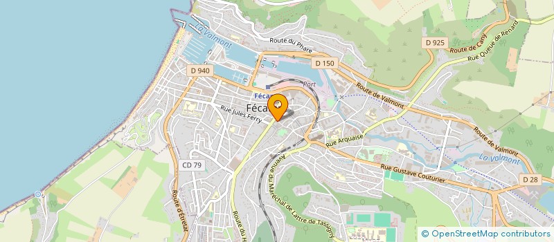 localisation de l'entreprise MONSIEUR STEPHANE ADAM  FECAMP