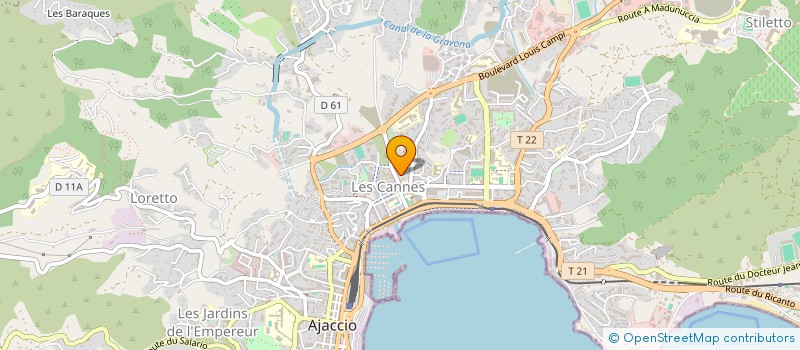 localisation de l'entreprise MONSIEUR STEPHANE ADAM à AJACCIO
