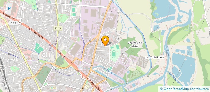 localisation de l'entreprise MONSIEUR STEPHANE ADAM  ROANNE