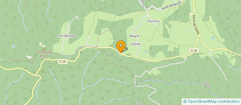 localisation de l'entreprise MONSIEUR STEPHANE ADAMI-TERMES  VAOUR