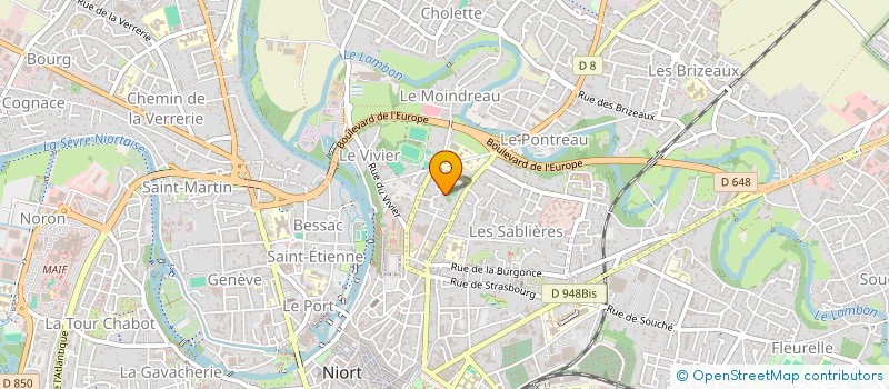 localisation de l'entreprise MONSIEUR STEPHANE AGAUT à NIORT