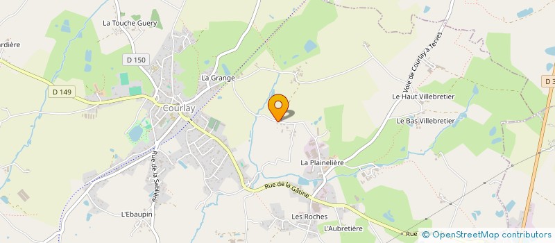 localisation de l'entreprise MONSIEUR STEPHANE AIRAUD à COURLAY