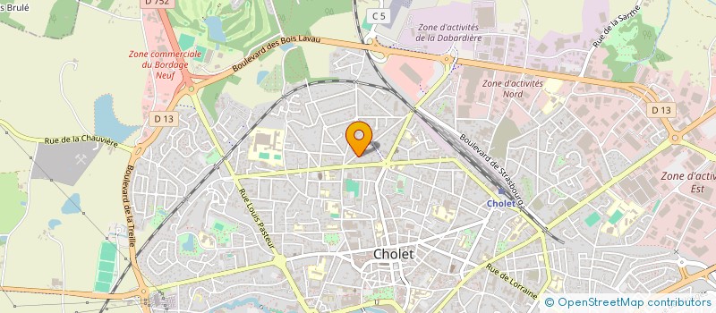 localisation de l'entreprise MONSIEUR STEPHANE AIRAUD à CHOLET