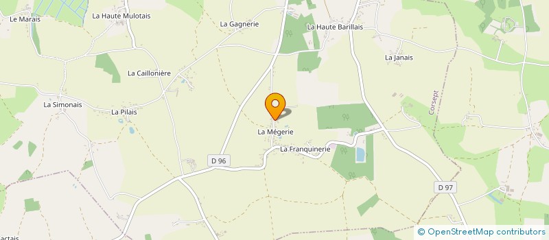 localisation de l'entreprise MONSIEUR STEPHANE ALARD  CORSEPT