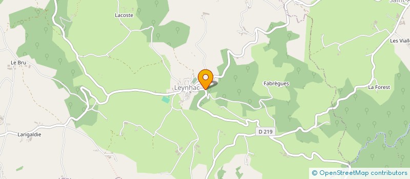 localisation de l'entreprise MONSIEUR STEPHANE ALAYRANGUES à LEYNHAC