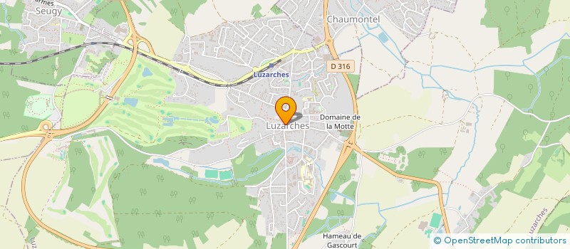 localisation de l'entreprise MONSIEUR STEPHANE ALCOCER  LUZARCHES