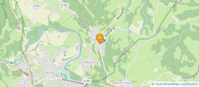 localisation de l'entreprise MONSIEUR STEPHANE ALEHAUSE  SEVIGNACQ-MEYRACQ