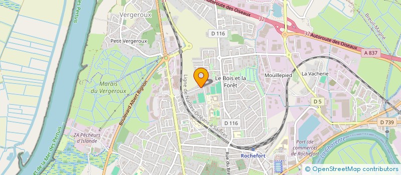 localisation de l'entreprise MONSIEUR STEPHANE ALIX  ROCHEFORT