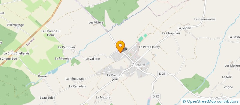 localisation de l'entreprise MONSIEUR STEPHANE ALIX  SAINT-MEEN-LE-GRAND