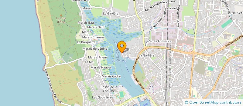 localisation de l'entreprise MONSIEUR STEPHANE ALLAIN à LES SABLES D'OLONNE