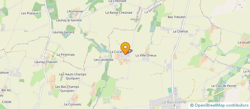 localisation de l'entreprise MONSIEUR STEPHANE ALLAIN  LA BAUSSAINE