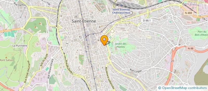 localisation de l'entreprise MONSIEUR STEPHANE ALLARD à SAINT-ETIENNE