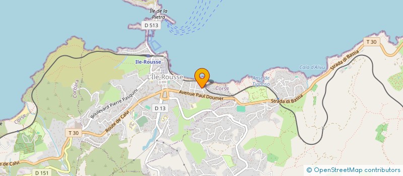 localisation de l'entreprise MONSIEUR STEPHANE ALLEGRINI à L'ILE-ROUSSE