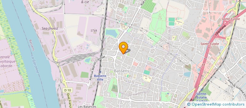 localisation de l'entreprise MONSIEUR STEPHANE ALLEGROS  BASSENS