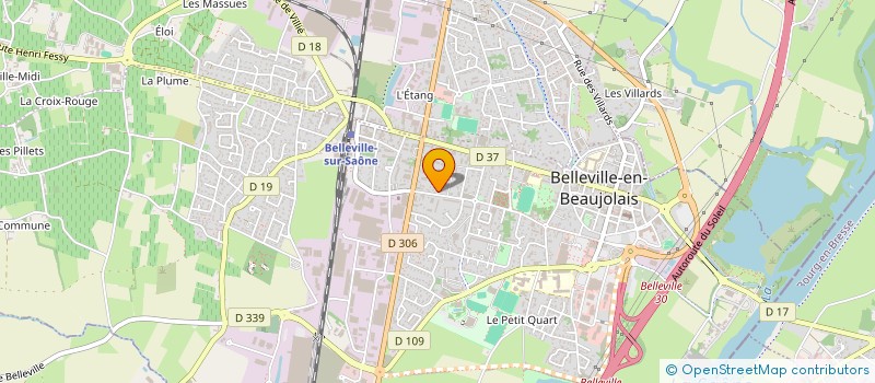 localisation de l'entreprise MONSIEUR STEPHANE ALMANZA  BELLEVILLE-EN-BEAUJOLAIS