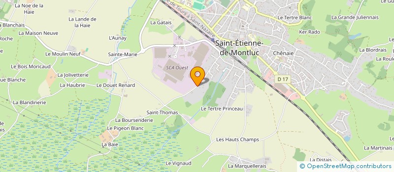 localisation de l'entreprise MONSIEUR STEPHANE AMADEI  SAINT-ETIENNE-DE-MONTLUC