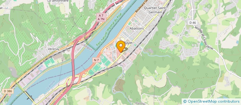 localisation de l'entreprise MONSIEUR STEPHANE AMALLA à VIENNE